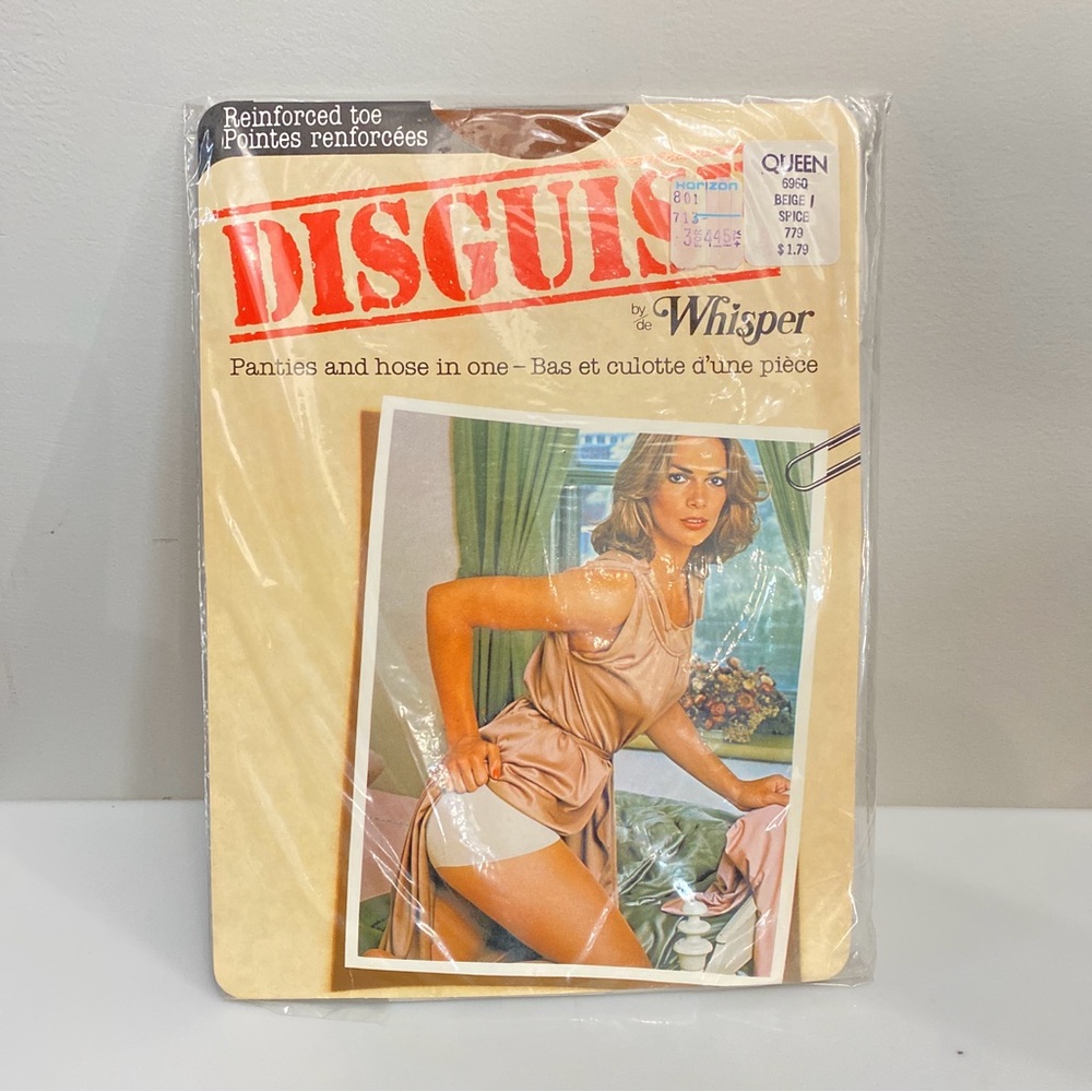 Disguise by Whisper Women's Beige Panties and Hose in One. New Old Stock
